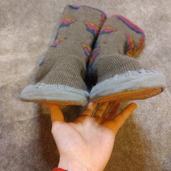 Eddie Bauer Slippers SIze Small / Medium Aztec Print Soft Rubber Bottom S/M NWOT - Picture 4 of 10